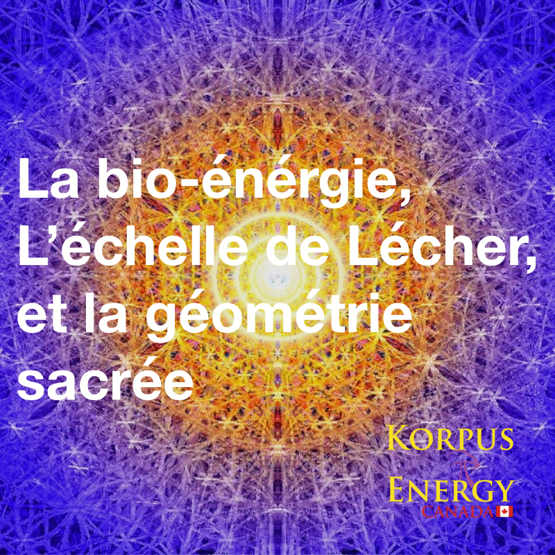 Bio-energy, drying scale and sacred geometry