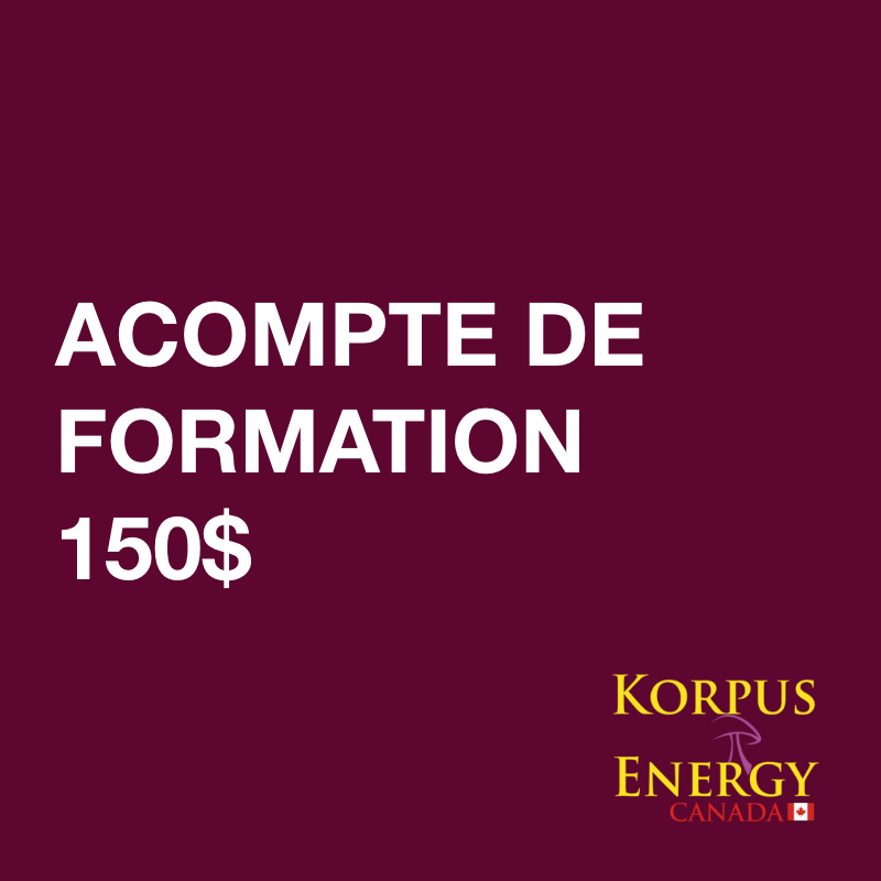 Acompte de formation Korpus Energy Canada